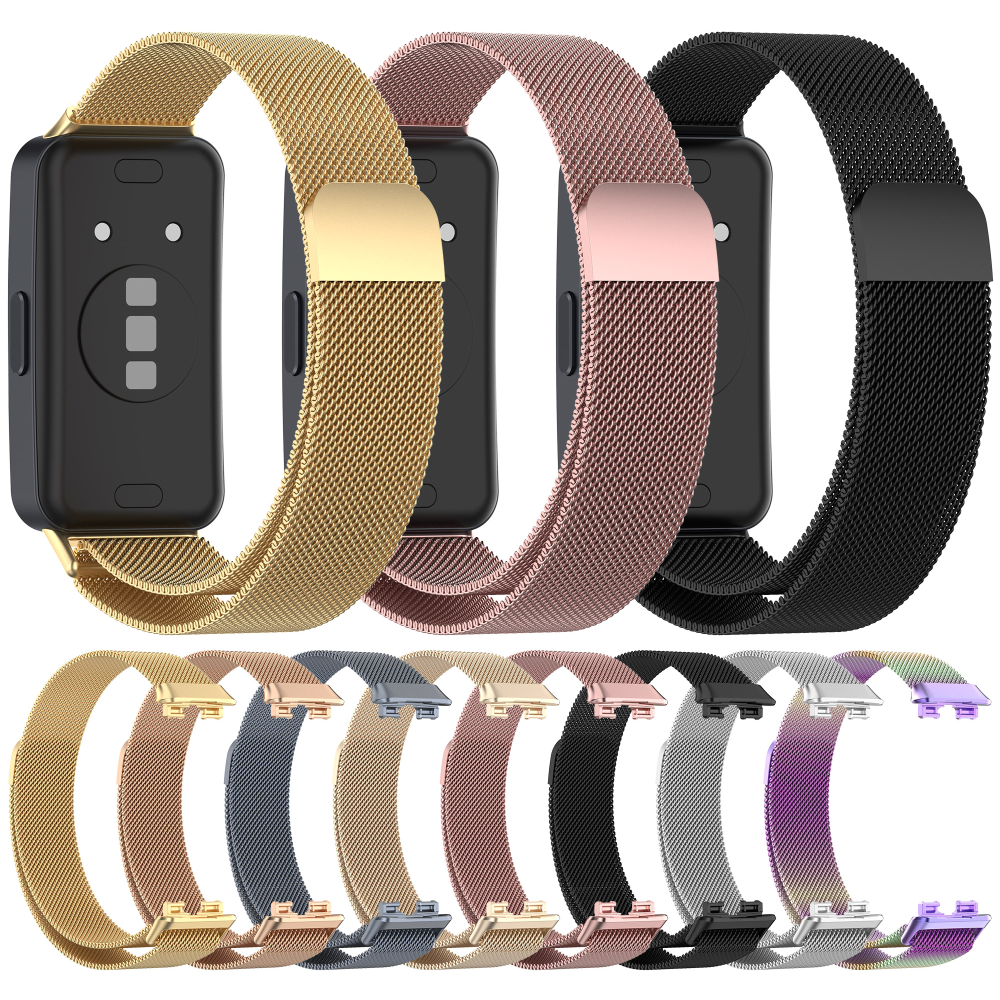 Huawei Band 8 Milan Magnetic Band Smart Wristbandの交換用ブレスレットHuawei Band 8メタルリストバンドアクセサリーに適しています