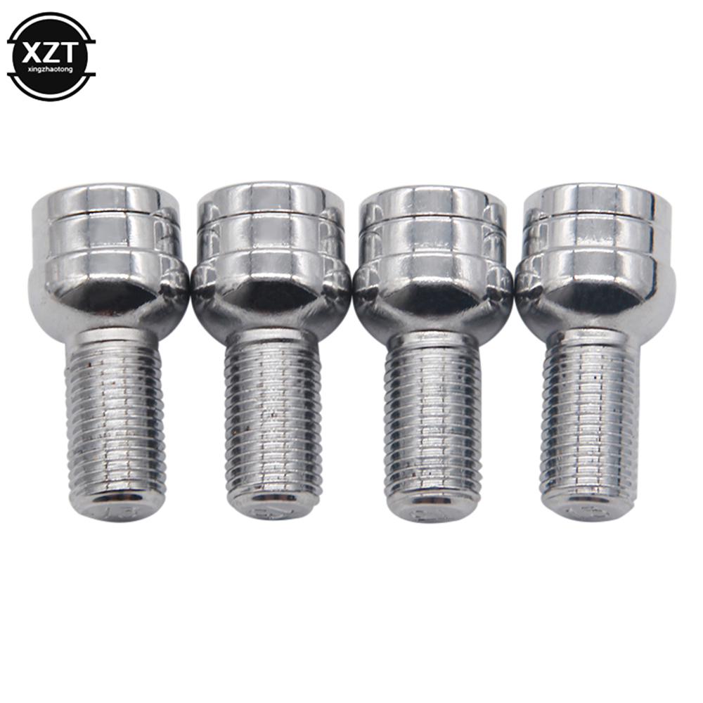 8D0601139F Chrome Anti-stöldhjulskruv Bolt Lock Nut Key Adapter för VW Golf Jetta Passat Audi A4 A6 A8 TT