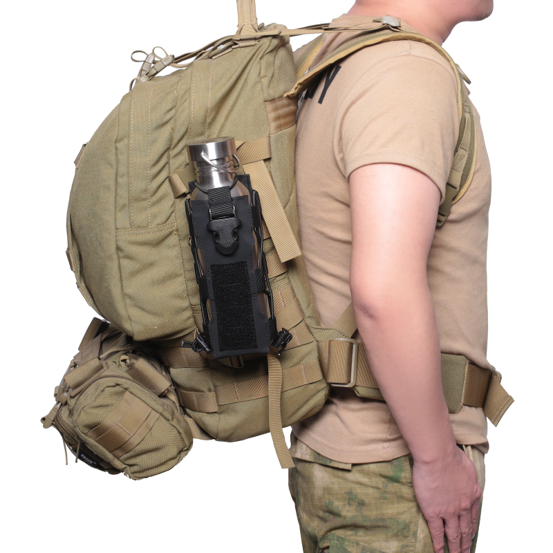 Outdoor Travel Kettle Bag Sport Bag Tactical Molle Water Bottle PouchCanteen Cover Holster EDC Multifunctional Bottle Pouch