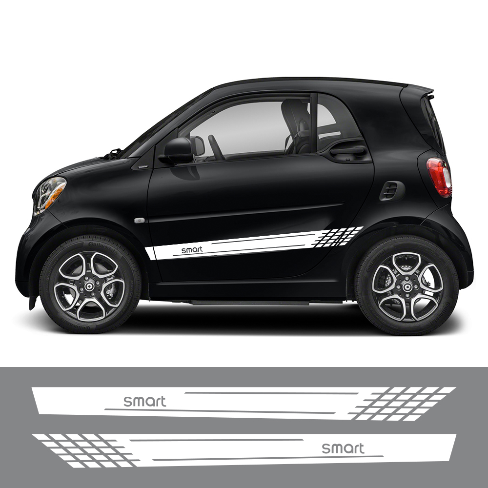 For Smart Fortwo cabrio eq Forfour Preis W453 W451 Car Door Side Decor Stickers and Decals Auto Exterior Styling Accessories