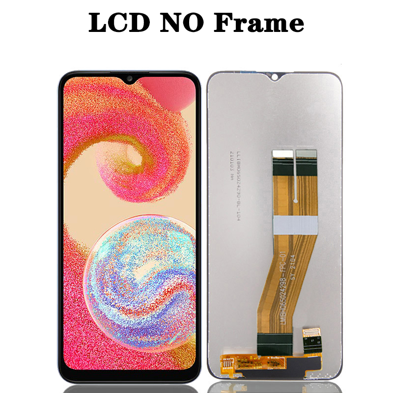 6.5 '' Test voor Samsung A04E A04E LCD -display met touchscreen Digitizer -assemblage voor Samsung A042 A042F A042F/DS LCD