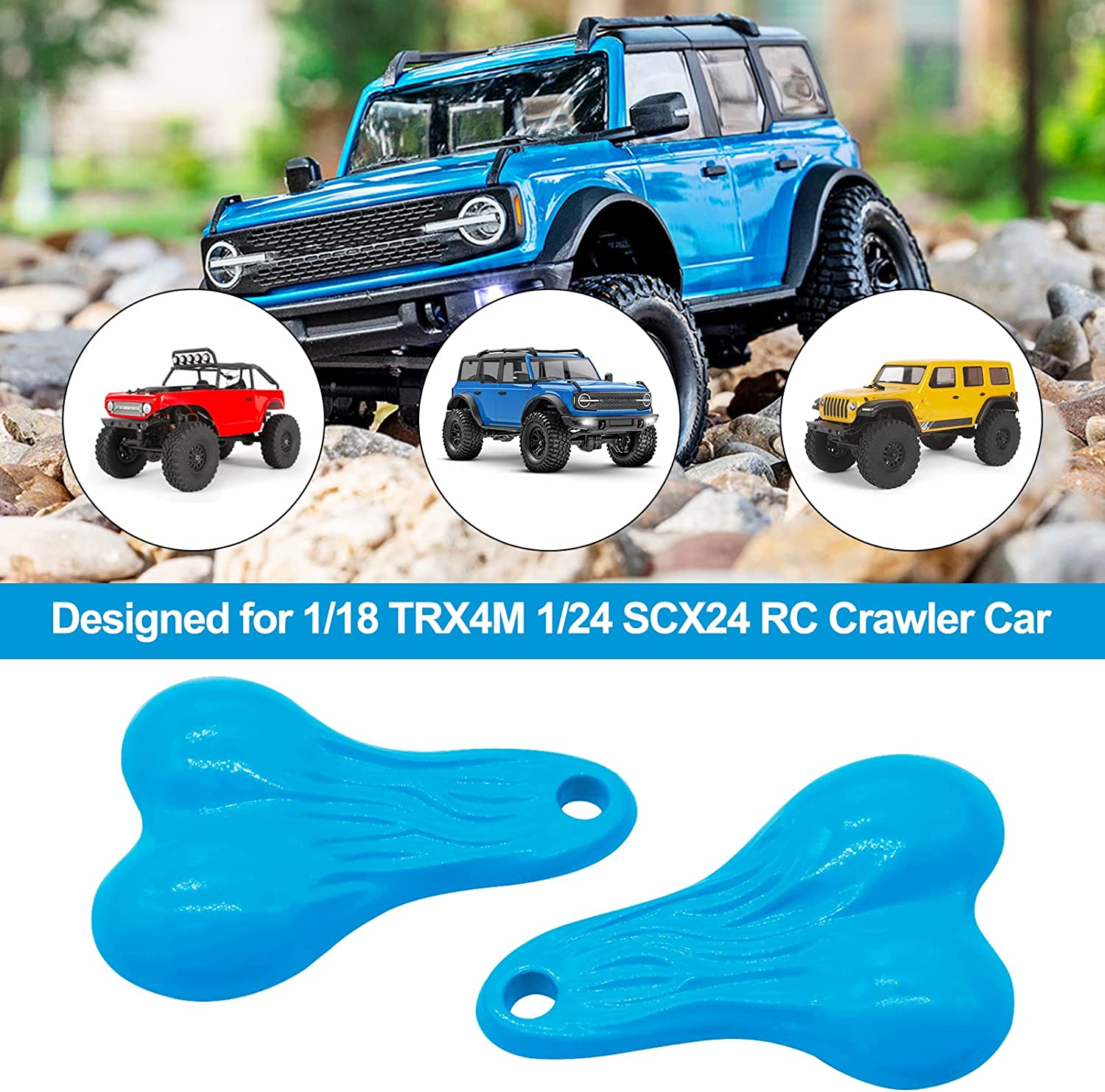 OGRC Hanging Truck Balls Nuts 16G Bumper Bumper Bumper Olts Hail Carletweзна для TRX4M SCX24 1/18 1/24 RC Crawler Car