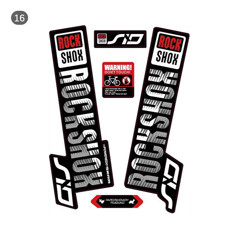 Nuovo adesivo Front Fork Rock Shox Sid Road Bike MTB Accessori Race Decals Personalized Bicycle Adebotion