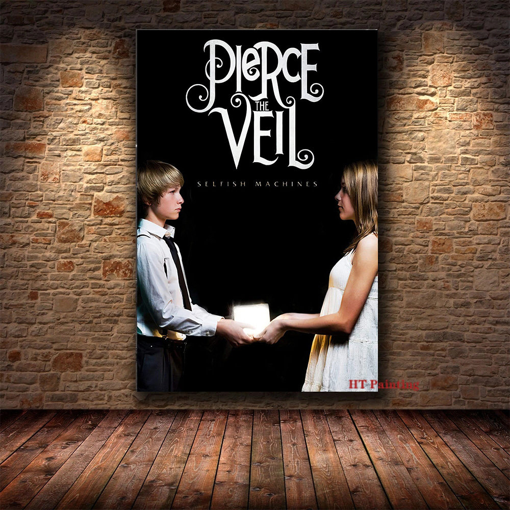 Pierce the Veil Band colliser avec l'affiche du ciel album de musique Canvas Peinture murale Art Pictures Room Dorm Club Decor Gift