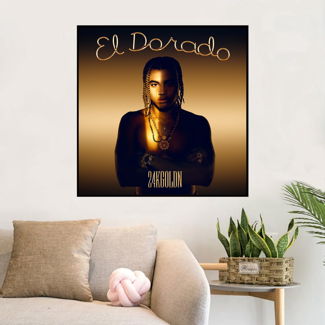 24KGOLDN El Dorado Music Album Cover Poster HD Printable Canvas Art Print Home Decor Wall Painting No Frame