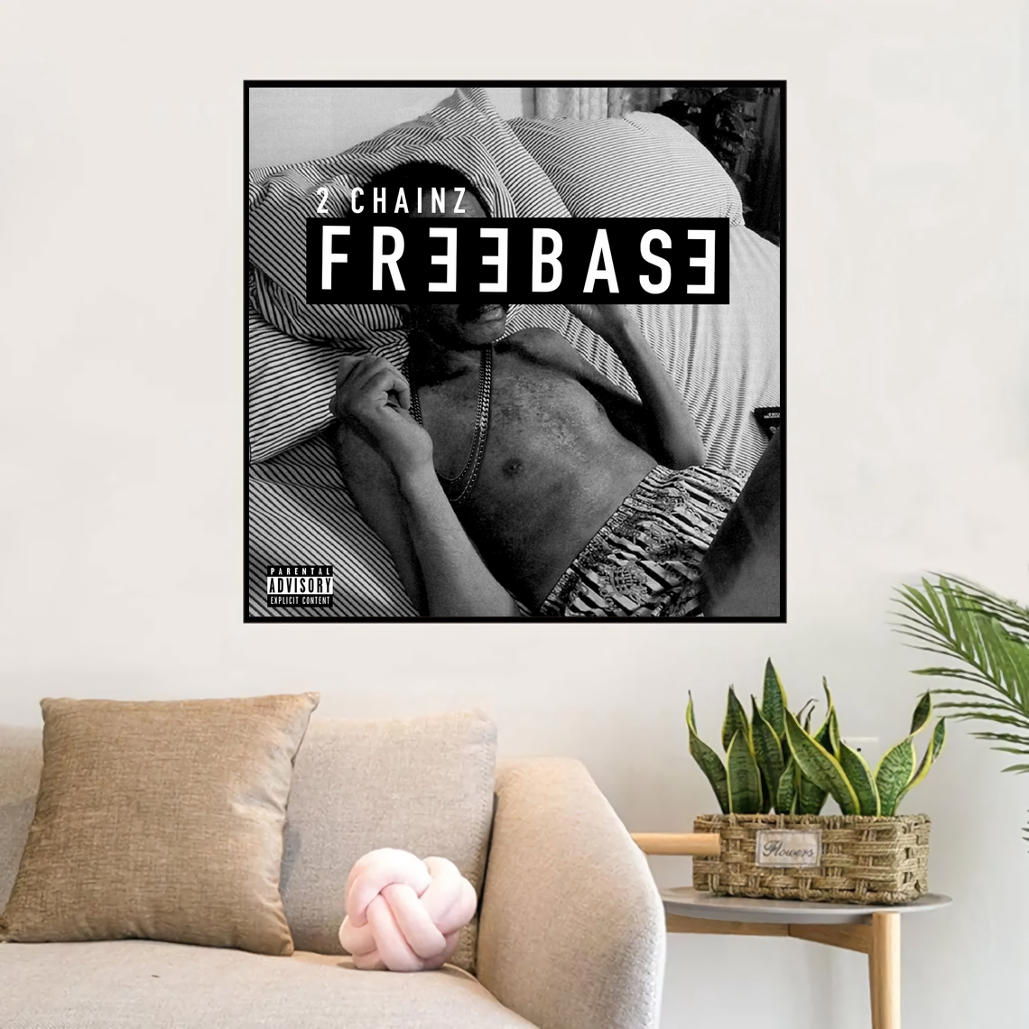 2 Chainz Freebase Music Album Couverture Affiche HD Toile imprimable Art Print Decor Home Decor Wall Painting pas de cadre