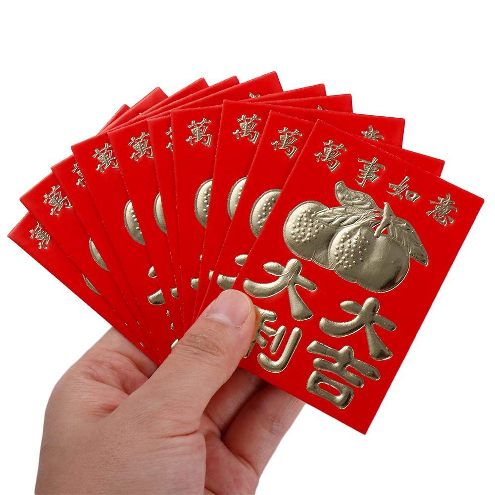 TRENDY Best Wish Lucky Money Wedding Chinese Blessing Pockets New Year Money Pockets Mini Red Enveloppe Spring Festival