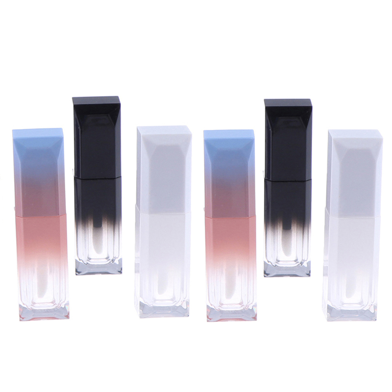 5 ml de gradiente vacío Tubo de glaseado de labios Lip Balas de labios Bottalas de labio recargables recipientes cosméticos Cosméticos Girls Diy Home Make-up