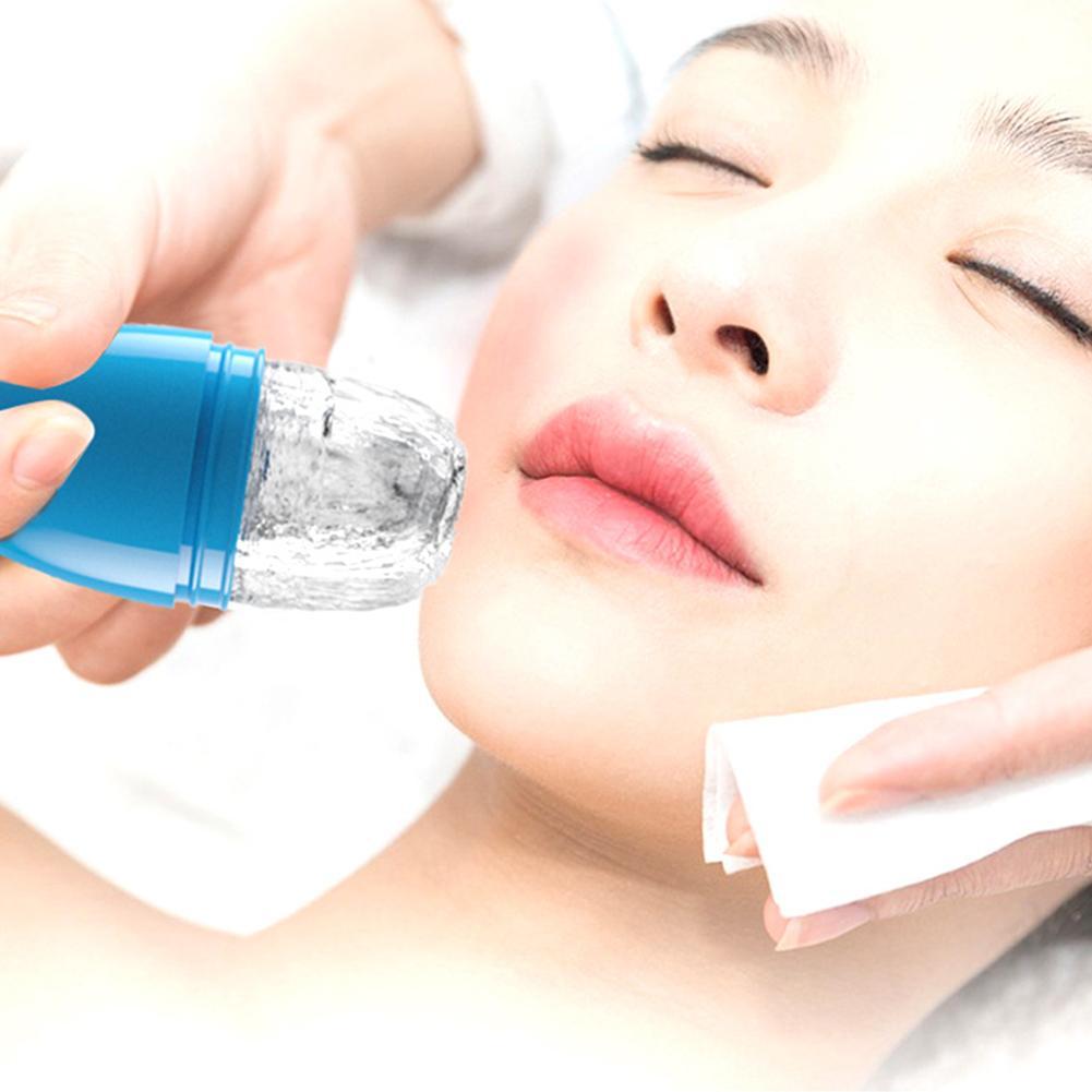 Silicone Skin Care Beauty Lifting Contorno Silicone Ice Cube Bandejas Globo de gelo Bolas de gelo Rolo facial do massageador Reduza a acne