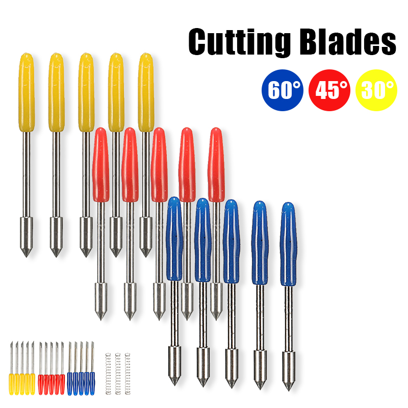 30/45/60 Degree Vinyl Cutter Engraving Machine Blades Cutter Replacement For Graphtec CB09 Vinyl Cutter Plotter Handle