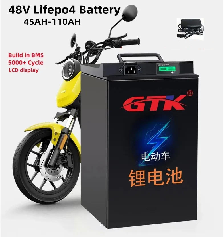 GTK BMS 16S 48V LifePo4 Ebike Batterie 60AH 85AH 100AH 110AH für 5000W Golfwagen Backup RV EV Wechselrichter Solarsystem