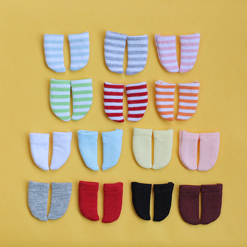 OB11 Doll Clothing Accessories OBITSU11 GSC 1/12bjd Molly Round Nail PICCODO Socks and Socks Multi Color