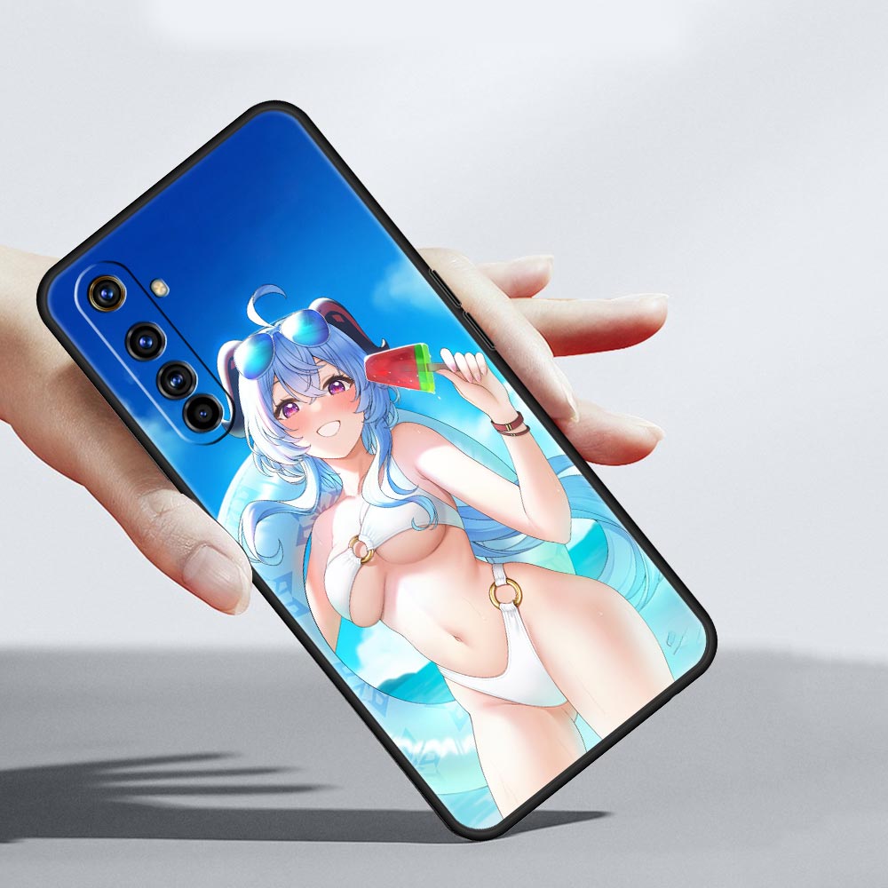 Voor Realme 10 9 8 5G 7 6 GT2 Pro plus 9i 8i C21 C11 C11 C35 GSHIN IMPACT SEXY GIRL Telefoonhoesje voor Realme GT NEO 2 3 3T Cover