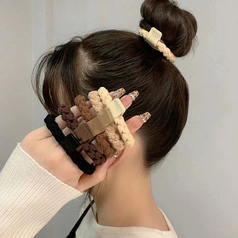 2 / coréens Femmes fortes Srunchies Srunchies Girls Elastic Hair Bands de caoutchouc Contrôles de cheveux en queue de cheval / Gum / Tie Accessoires