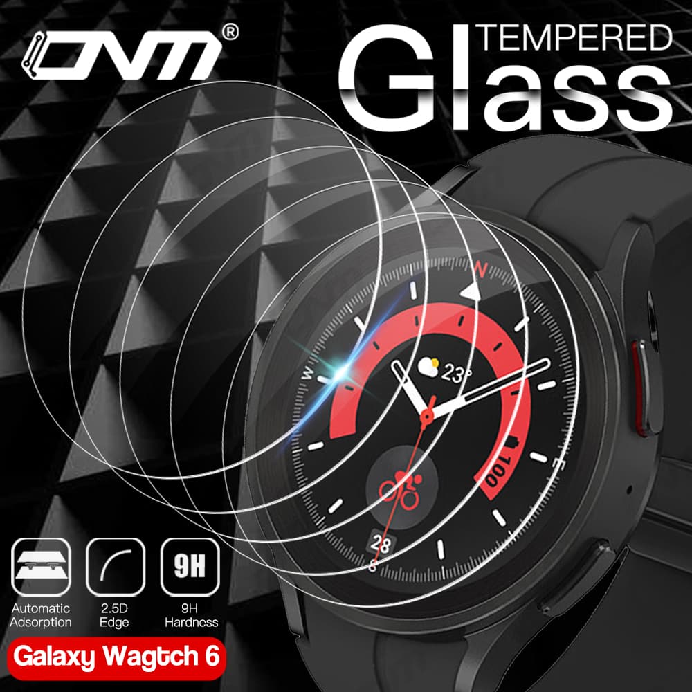 9h Premium Tempered Glass for Sumsung Galaxy Watch 6 40/44mm Classic 43/47mm HD Screen Protector Protective Film Accessories