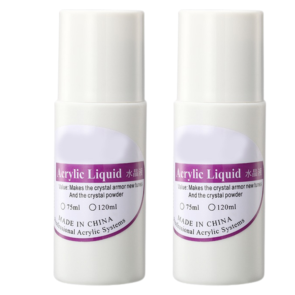 75 ml di chiodo art liquido acrilico set di manicure cristallo liquido inciso piatti acrilici in polvere false punte forniture unghie