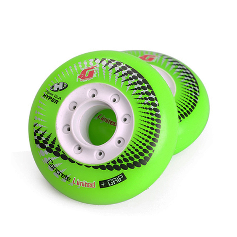 Originele Hyper HP+G Roller 84a betonnen schaatsen Wielen Slalom FSK Roller Skating Wheels Patines Tyre for Street Asfalt Road