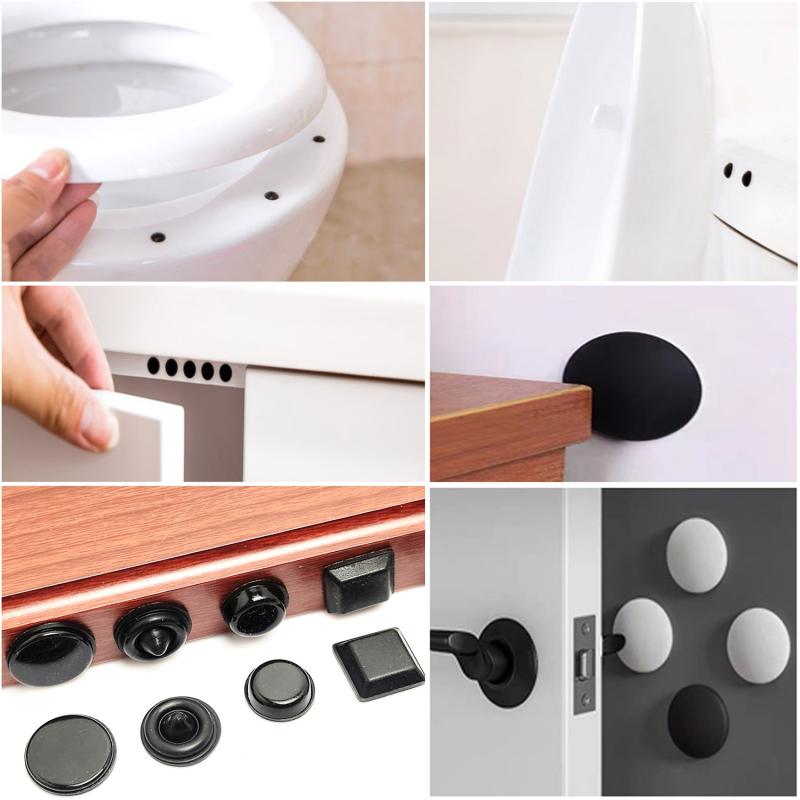 Cabinet Bumper Damper Rubber Silicone Feet Furniture Accessories For Leather Stops Door Stopper Hardware Fittings Protector