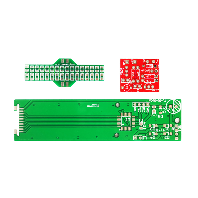 Einseiten -Kreuz -Dreh -LED -Display DIY Electronic Kit rotierende Schweiß -Ersatzteile mit Programmierung