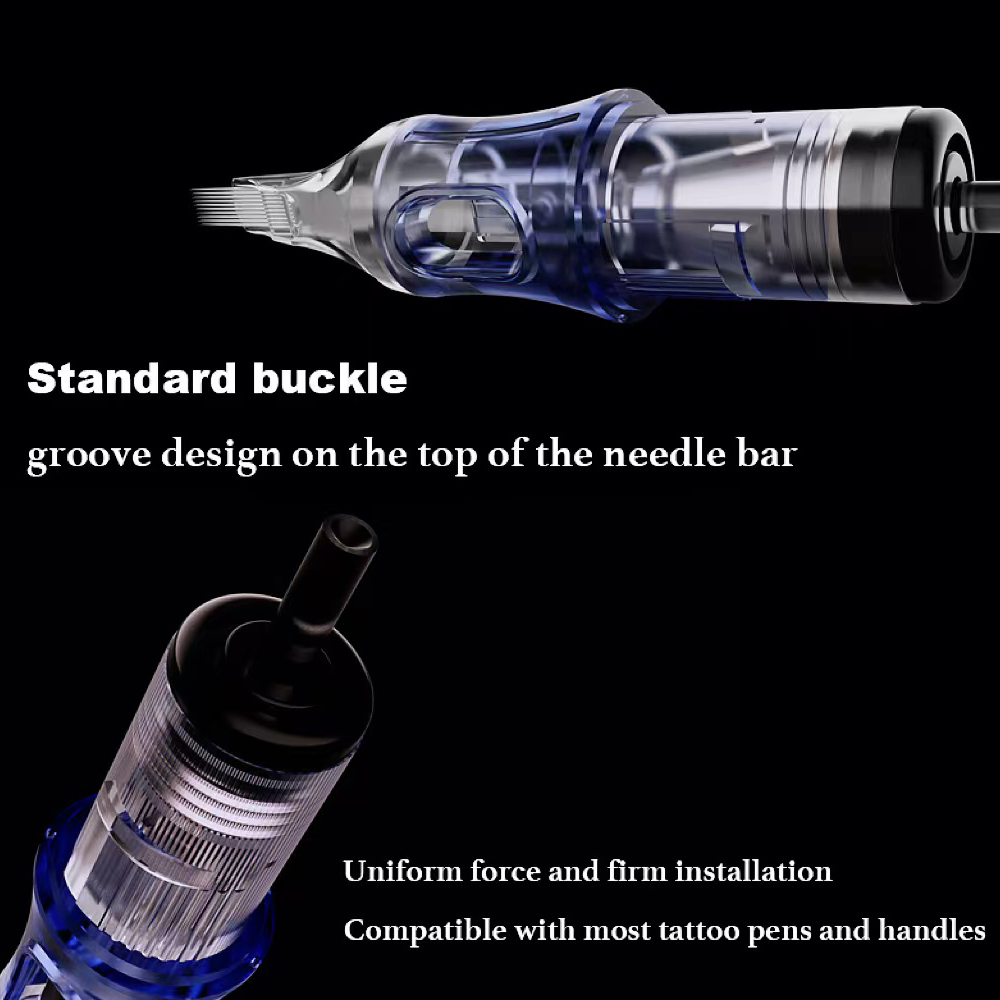 BRONC RM Tattoo Cartridge Needles piercing needles Premium Disposable Sterilized Tattoo Needles for Tattoo&PMU Machine