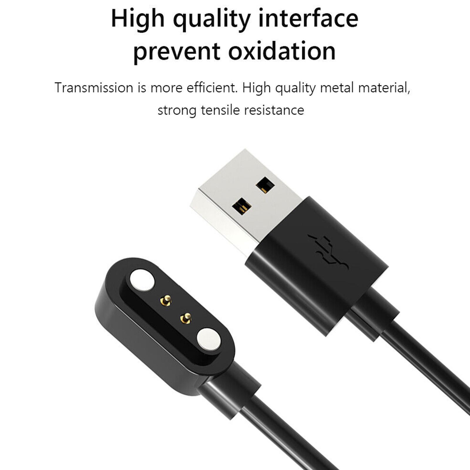 Mira el cable de carga USB de la fuente de alimentación magnética de la fuente de muelle para el testigo IP68/SW021/025/SW01/SW023/ID205U/UMIDIGI UWACH3