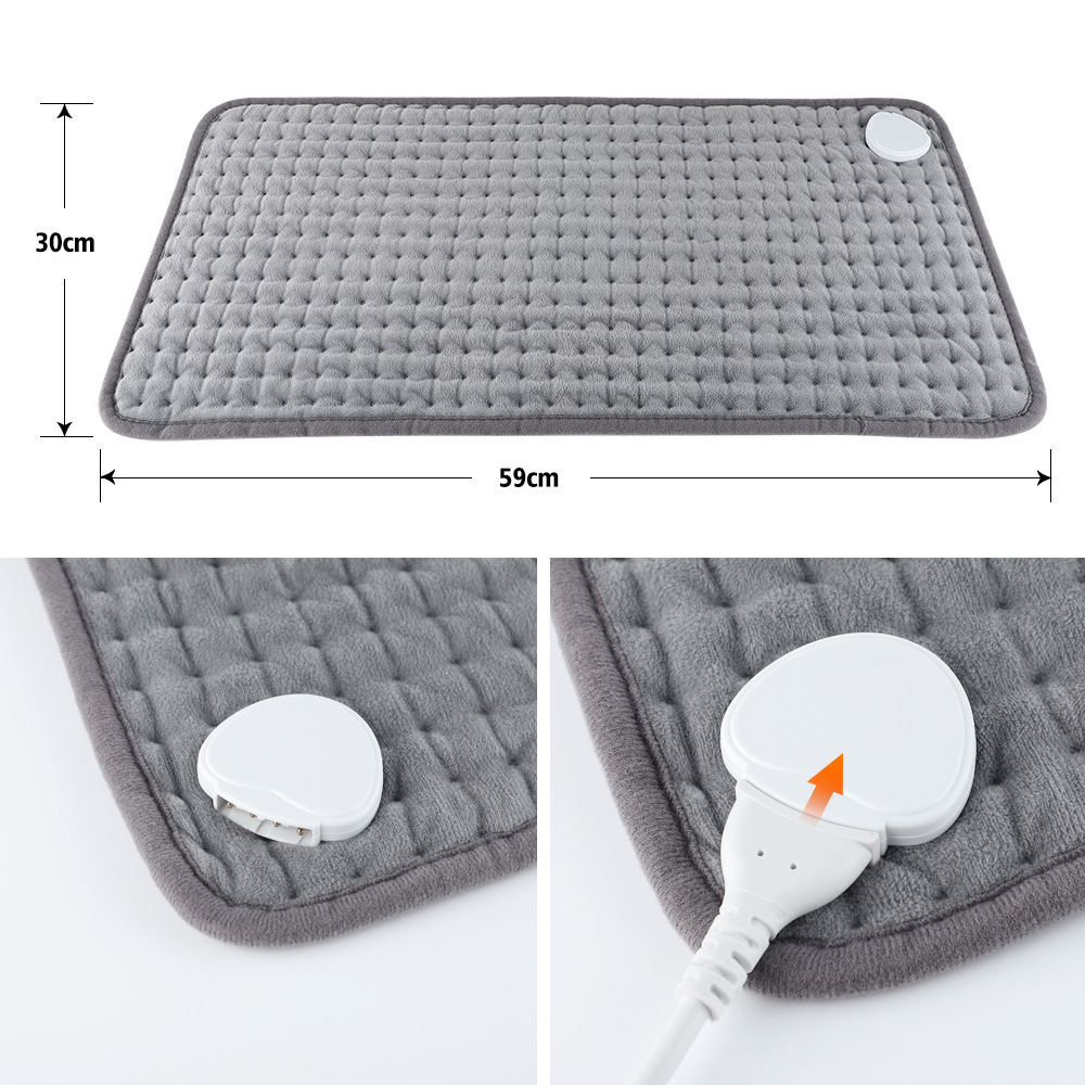 Cuscinetto di riscaldamento elettrico da 30x60 cm la schiena del collo rilievo spalla a scialle di scialle di scialle terapia di calore terapia termica invernale coperta termica invernale