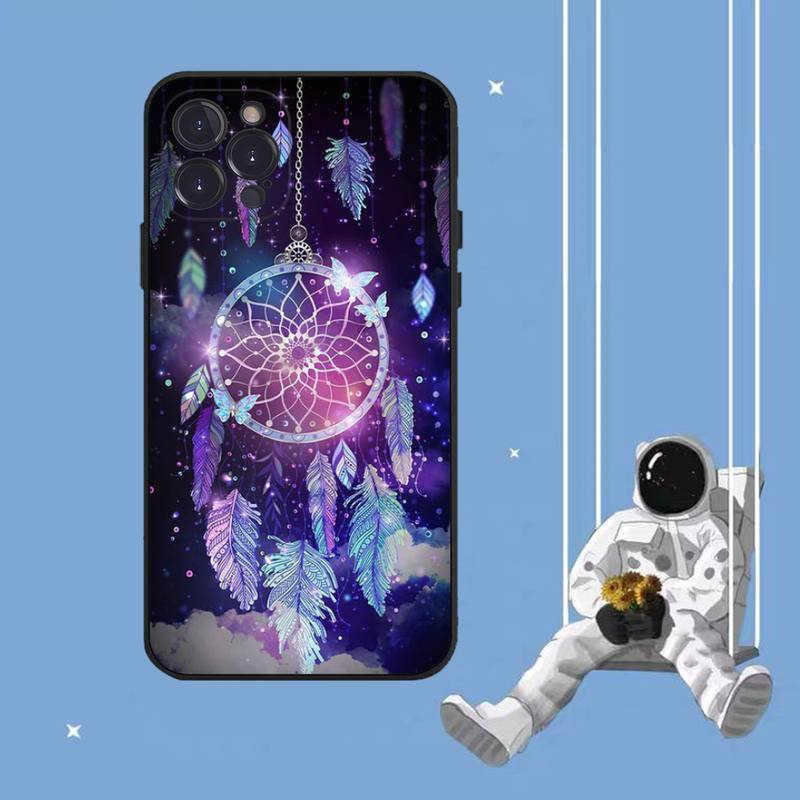 Abstract Mandala DreamCatcher Telefon Hülle für iPhone 8 7 6 6s plus x SE 2020 XR XS 14 11 12 13 Mini Pro Max Mobile Case