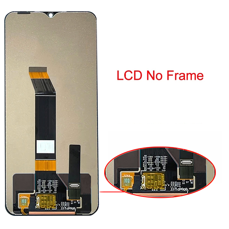 6,58 '' dla Xiaomi Redmi 10 5G LCD Wyświetlacz Wyświetlacz Wyświetlacz Wyświetlacz Czujnik Digitizer Digitizer dla Redmi 22041219G / 22041219NY IPS Wyświetlacz IPS