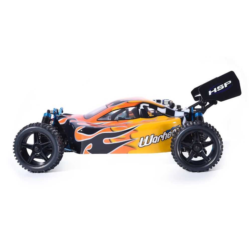 Elektrik/RC Araba HSP RC 1 10 Ölçek 4wd Oyuncaklar İki Hızlı Yol Off Yol Buggy Nitro Gaz Gücü 94106 Savaş Başlığı Yüksek Hobi Uzaktan Kumanda 240412