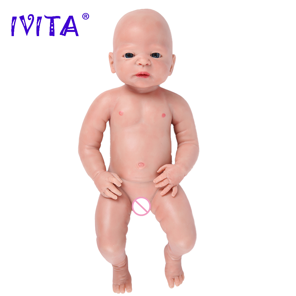 Ivita wb1511 22 дюйма 5,05 кг 100% силиконовой силиконовый рефарн Bebe Realistic Boy Неокрашенный детский