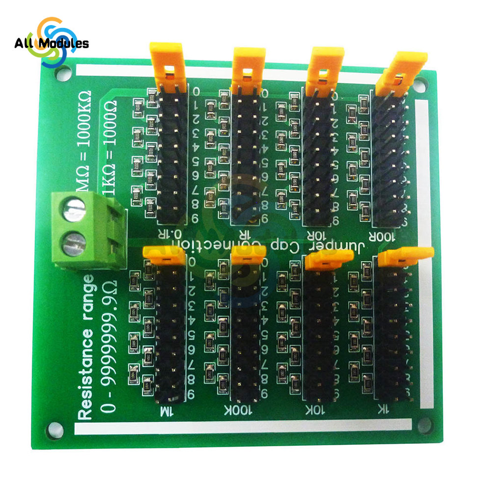 DNR1A07 0.1R - 9999999R Seven Decade Programmable Resistor Board adjustable resistor slide resistor Programmable potentiometer