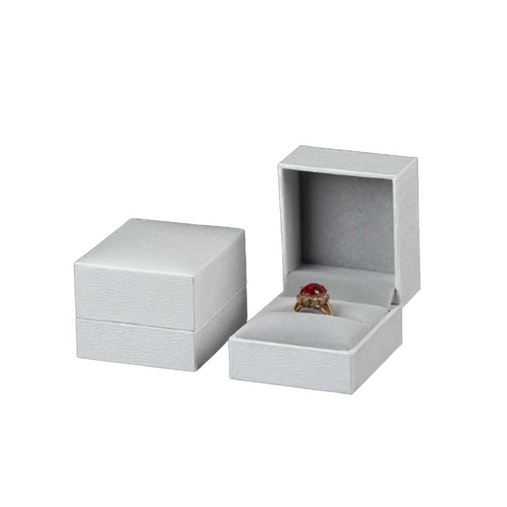 Jewelry Boxes Wholesale of white cardboard jewelry boxes square storage boxes necklaces rings bracelets studs earrings gift packaging boxes new