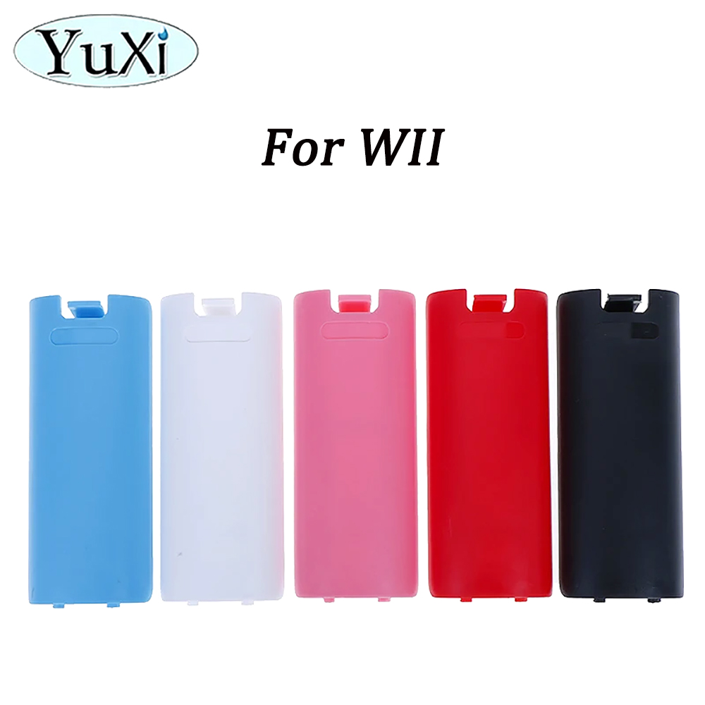 Protective Silicone Cover Case Batteris Back Door Shell Hand Strap Kit för Wii Wii U Remote Controller del