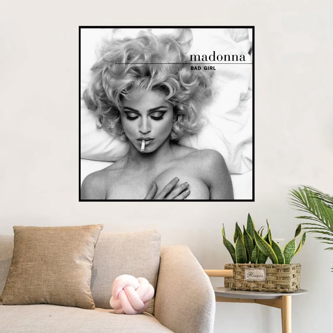 Madonna Bad Girl Fever Music Album Cover Affisch Canvas Art Print Home Decor Wall Painting ingen ram