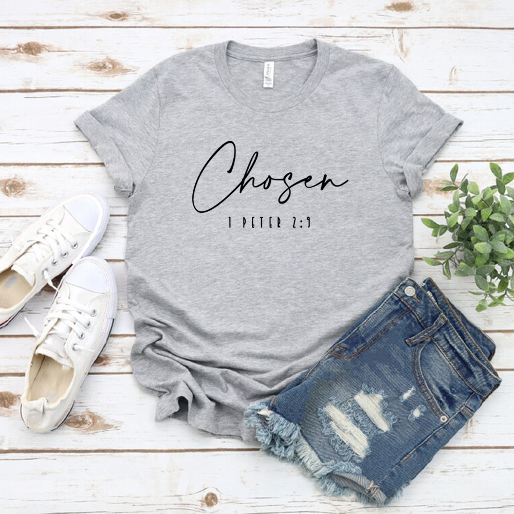 Chosen 1 Peter 2: 9 T-shirt Christian Shirts Fait