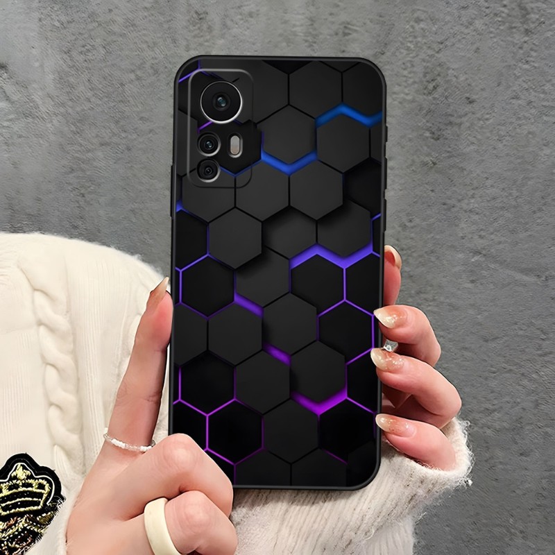 Роскошная геометрия Cool Phone Case для Redmi 8 9 9a 7a 10 8a 10a Примечание 11 10S 7 11S плюс Poco x3 Pro NFC Design Cover Back Cover