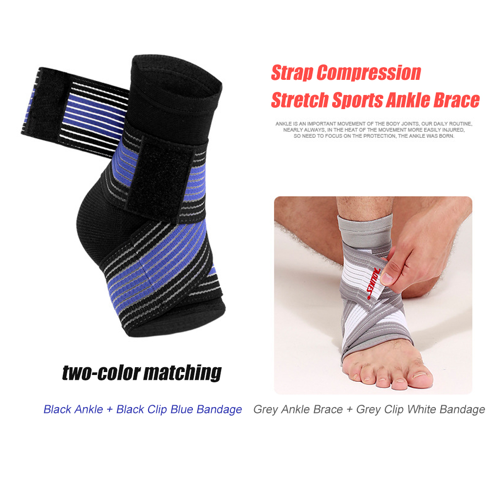 Ankle Brace for Men & Women Adjustable Ankle Support Wrap, Perfect Ankle Sleeve for Plantar Fasciitis, Achilles Tendon