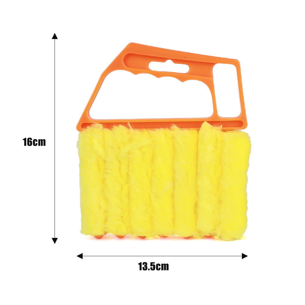 Microfiber Dust Cleaner Brush Washable Window Cleaning Tool for Venetian Air Conditioner Car Electric Fan Groove Blinds Cleaner