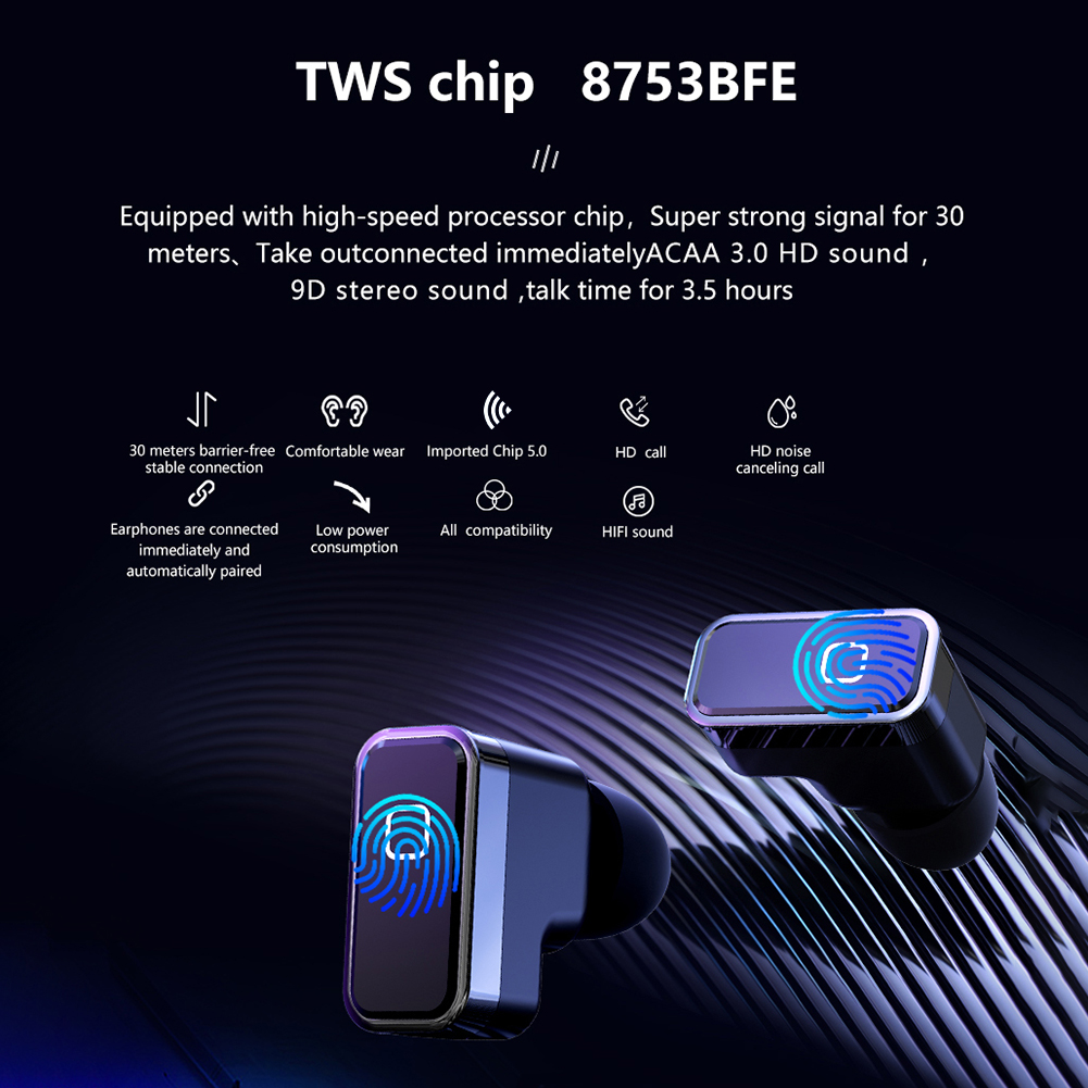 TWS付き新しいT93 3-in-1スポーツスマートウォッチBluetooth互換イヤホンIP67防水心拍数ヘルスモニタースマートウォッチ