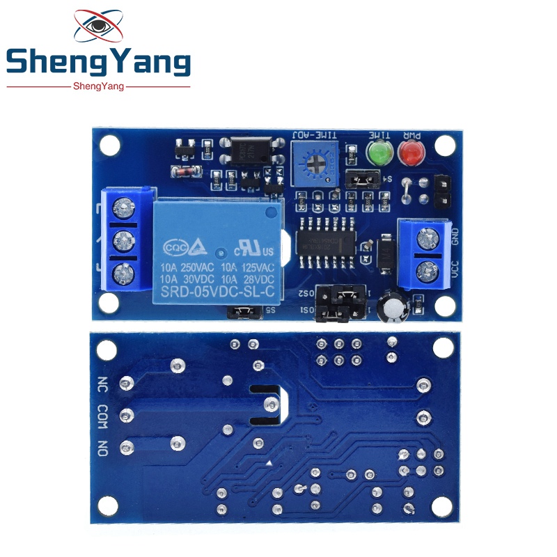 TZT DC 5V 12V MINE RELAY MODULE NORTORAL OPEN TIME DELAY RELAY RELAY TIMPING TILLAY CONTROL SWITE