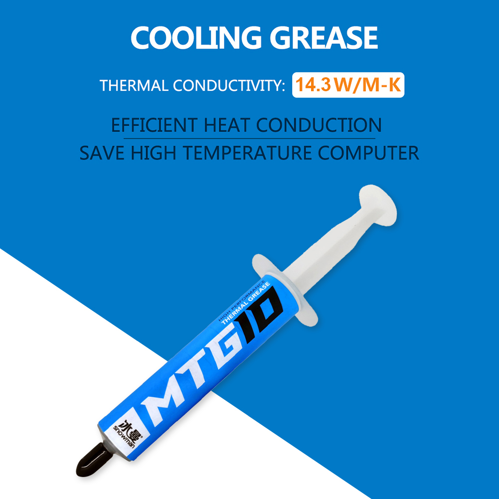 5g Thermal Paste 14.3W/mk PC Processor CPU Cooler Thermal Grease Computer Cooling Fan VGA GPU LED Compound Heatsink Plaster