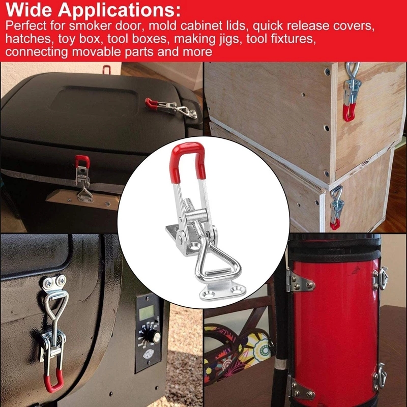 Регулируемый набор инструментов корпус металлический переключатель защелки застежки быстрое выпуск зажимы против скольжения