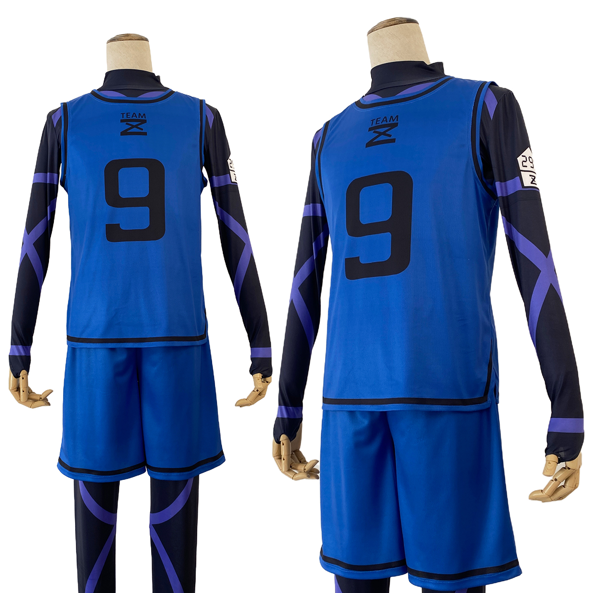 Holoun Blue Lock Anime Cosplay Costume Isagi Yoichi Chigiri Bachira Rensuke Kunigami Treinamento de Futebol Uniforme Rose Rose Let Presente