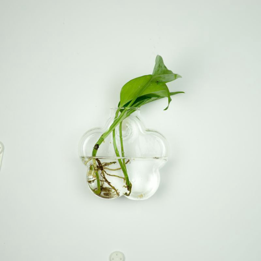 1 % Vase fiore in vetro sospeso in vetro Terrario Terna pesce Acquario Contenitore Fiorino Floro Pots Decorazione da giardino domestico