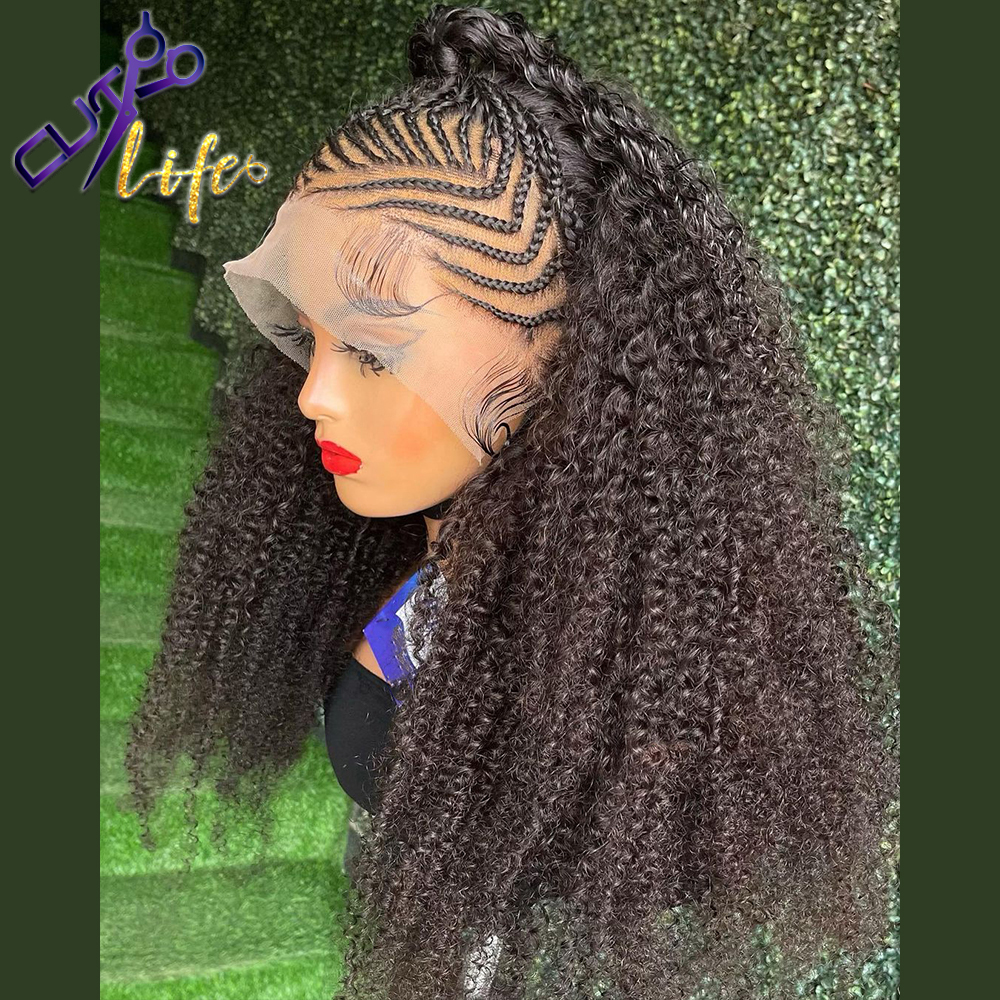 360 Полный кружевный парик бразильский парик для волос в брюшных волосах афро вьющиеся кружевные фронтальные парики для женщин 13x6 Прозрачный кружевный парик 250 Плотность