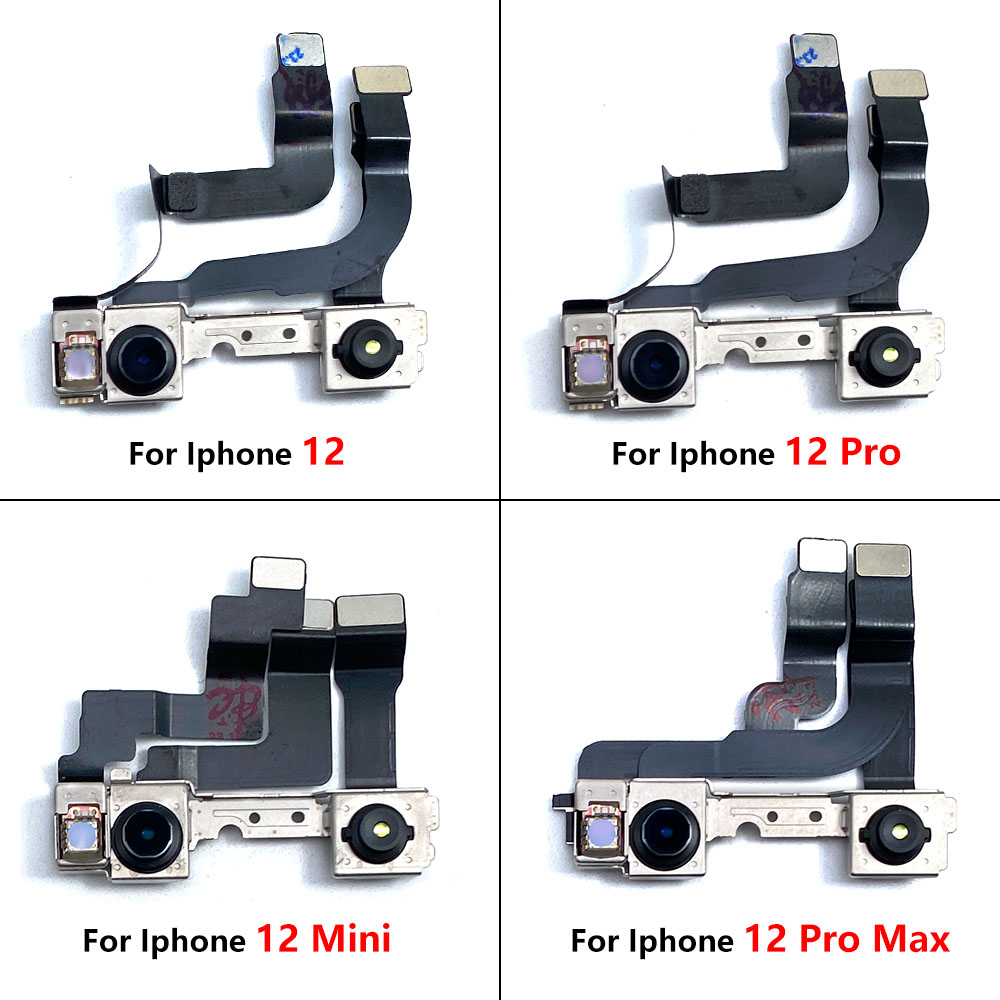 Original pour iPhone 12 13 12pro 13pro max mini module de caméra arrière arrière Câble flexible + Pièces de remplacement de la caméra face à face