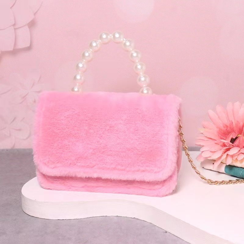 Bolsas de pele infantil meninas Vintage Totes Kids Small Bags New Princess For Baby Kid Cossa Crossbody Bag Little Girl Girl de alta qualidade Bolsa de pérolas ARYB277