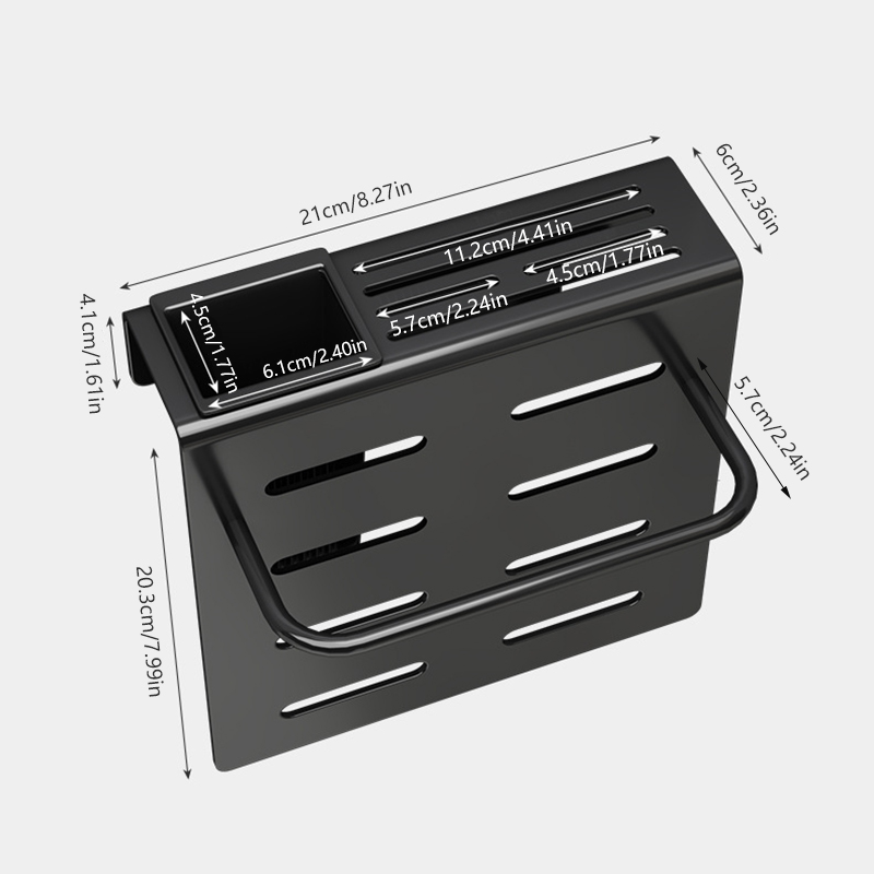 Кухонная настенная настенная стойка для ножа для ножа блок Бесплатный удар ножа с крючком