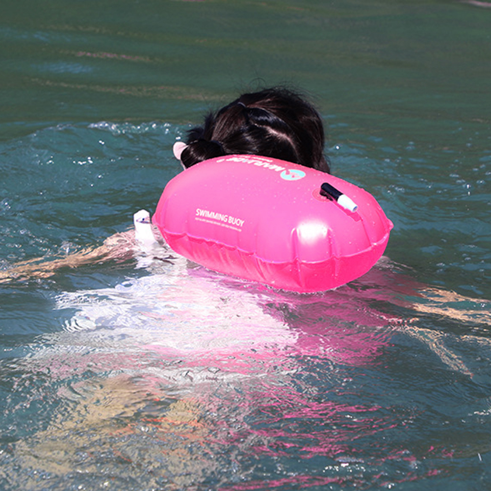 Schwimmen Boje Schwimmluft Trockener Beutel wasserdichte aufblasbare Surftauchen lebensrettend Wasser Sport schwimmender Beutel für Rafting