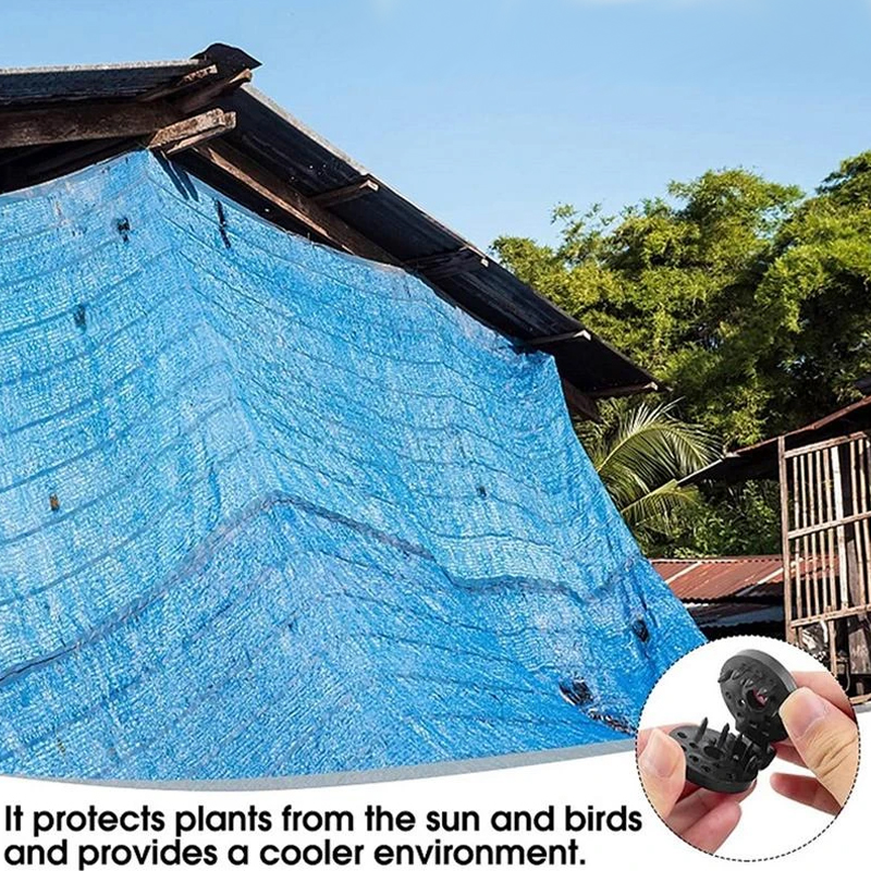 Clips de tissu d'ombrage Sunshade Net Camps Cerceaux Pinces pour Shade Tissu Film Film Garden Netting Topy Tent Tent Grip Strong Green House